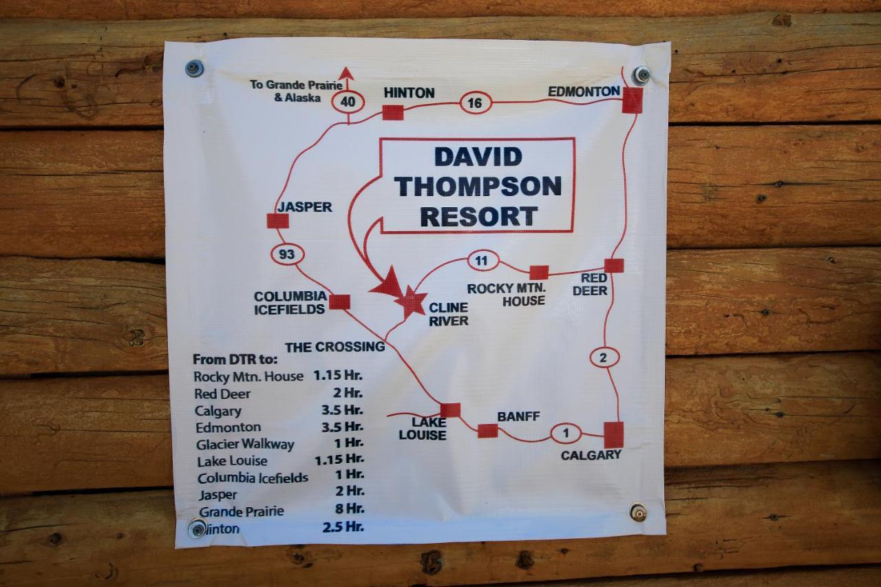 David Thompson Resort Cline River Exterior foto